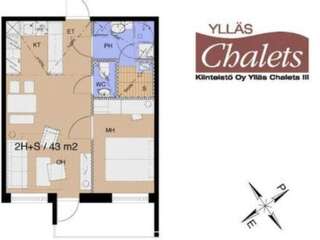 Дома для отпуска Holiday Home Ylläs chalets-c 3304 Юлляс Дом для отпуска-9